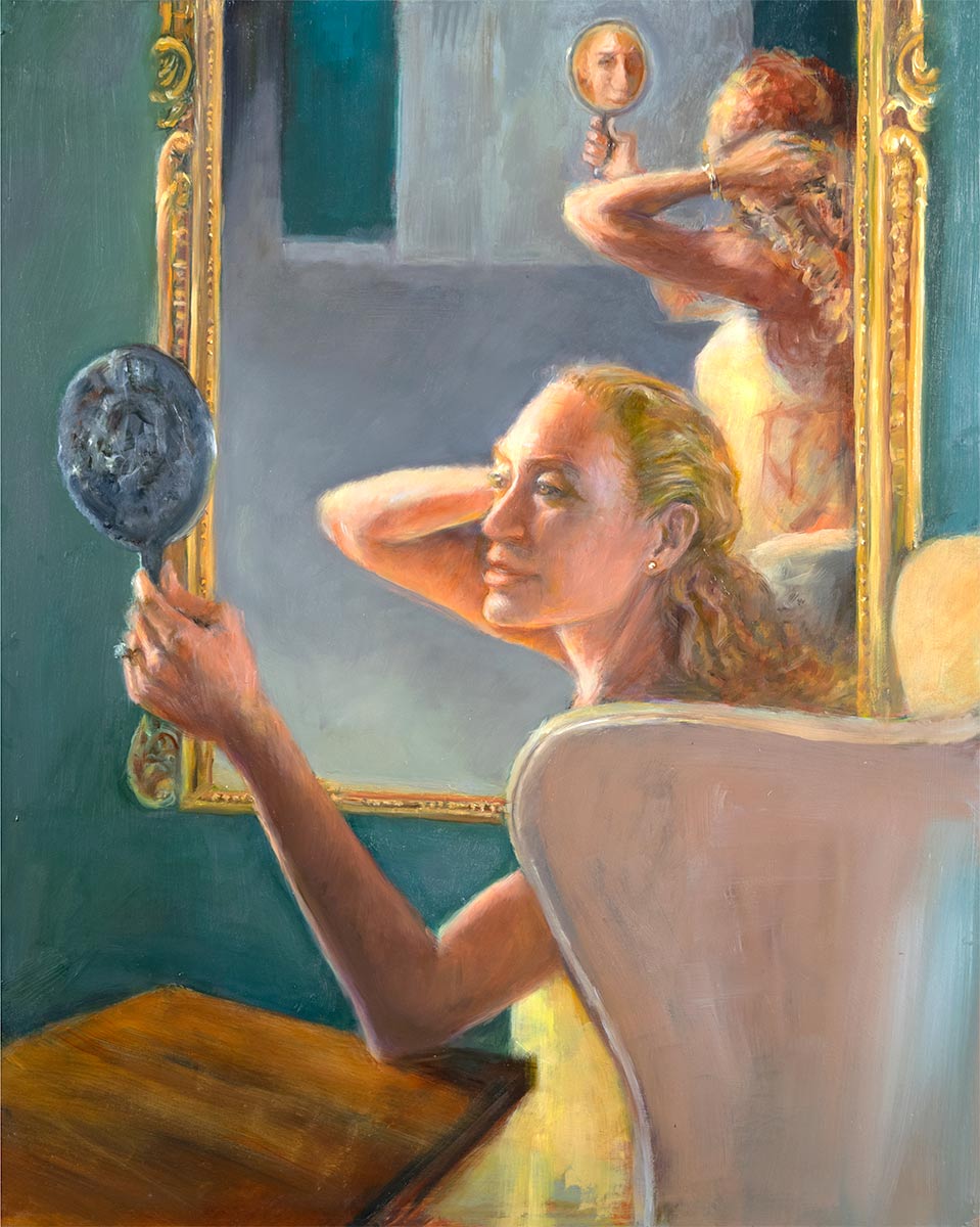 The-Ring-oil-figurative-painting-by-artist-Elizabeth-Reed
