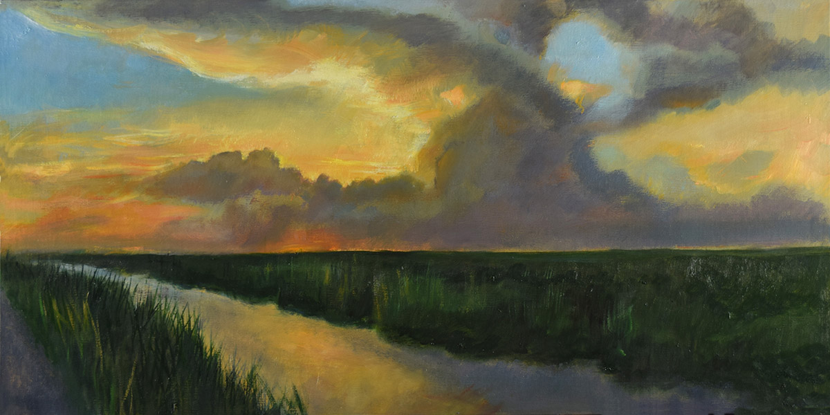 Sunset on The Everglades Elizabeth Reed capturing the spirit of people and places