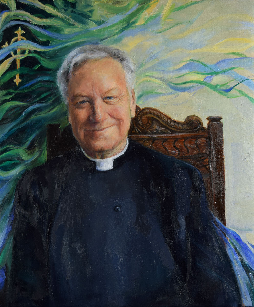 Father-Richard-Maxwell-painted-by-artist-Elizabeth-Reed-for-the-FACeADE-Project-A portrait of diversity