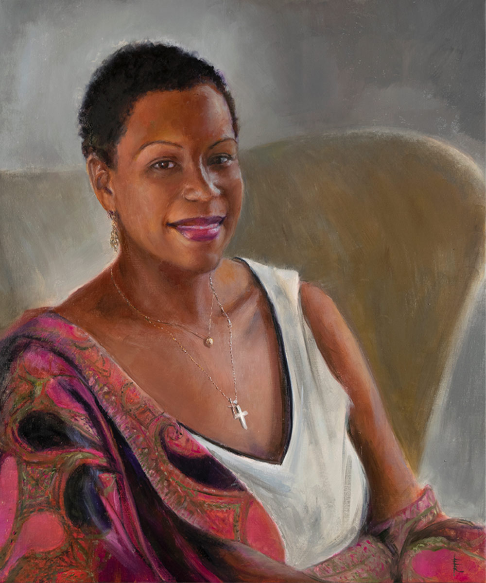 VERSLYN-BRYAN-oil-portrait-by-artist-Elizabeth-Reed-FACeADE-Project-A portrait of diversity