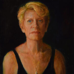 self portrait-at-64-oil-painting-Commission a fine art portrait by-artist-Elizabeth-Reed