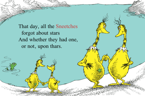 Sneetches teach lessons about diversity