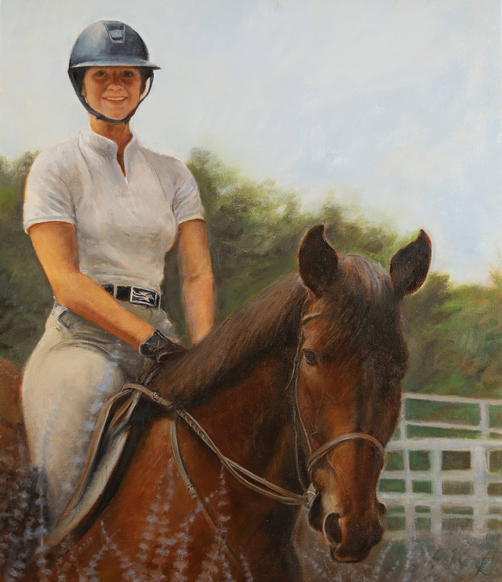 Commissioned portrait for Ivana Rapoport