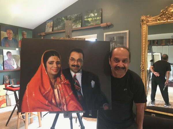 KP Having fun - he loves paintings